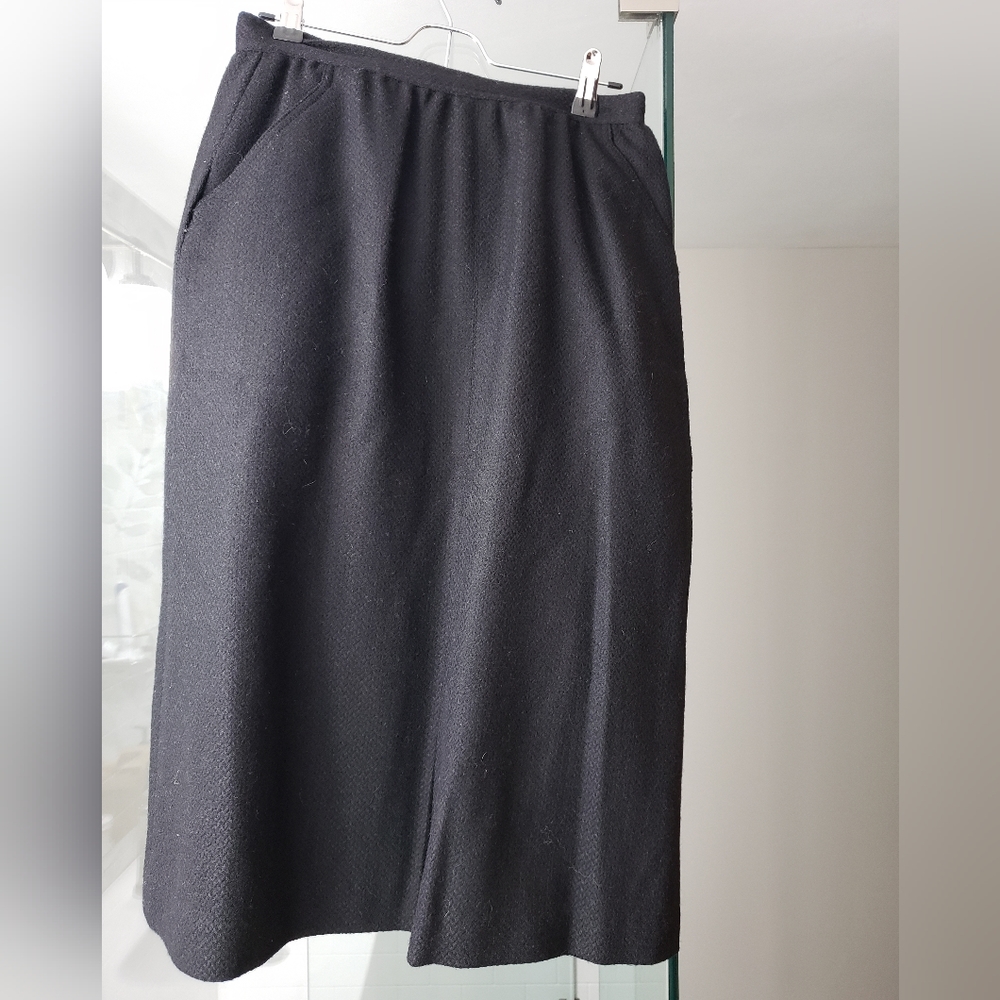 vintage black midi skirt Union Made